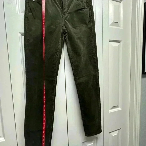 DEMOCRACY. AB SOLUTION. SKINNY CORDUROY JEAN GREEN. Size 2 - Picture 12 of 13